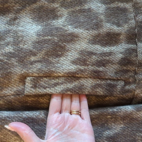 PRADA $2,695 Animal Print Wool Blend Coat - Picture 7 of 12